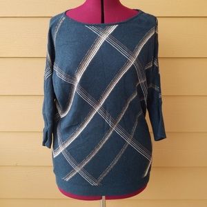 LIZ CLAIBORNE navy blue sweater